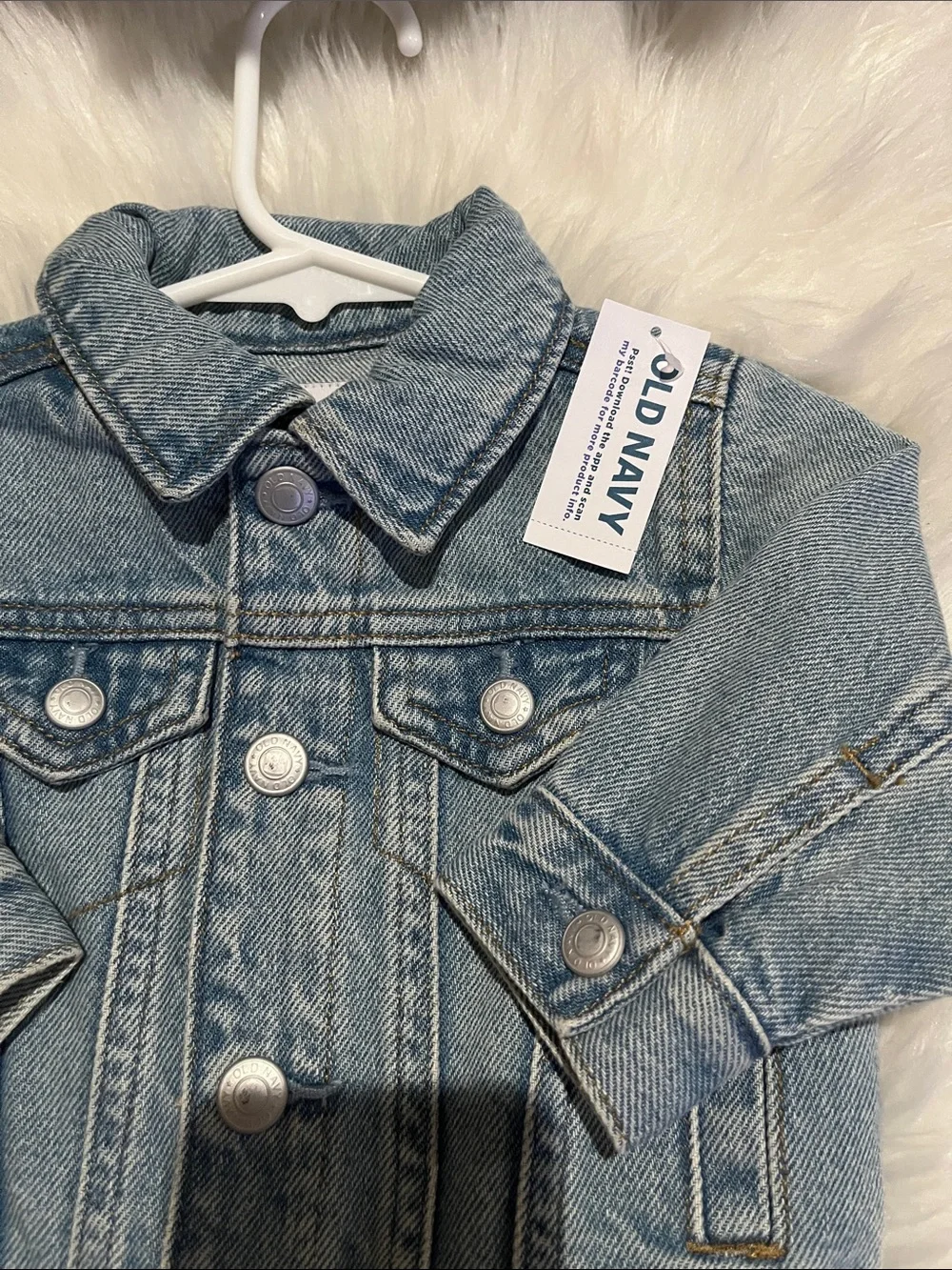 Old Navy Light Blue Denim Jacket for Kids